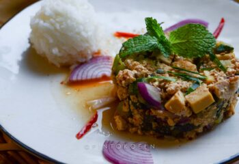 Larb Tofu Zuchini