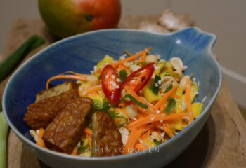 Gelbe Mango Salat